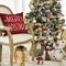 Merry Christmas Snowman "Let It Snow" Throw Pillow Covers 20x20 Inch, Xmas Tree Winter Holiday Cushion Cases for Sofa & Couch, Set of 4